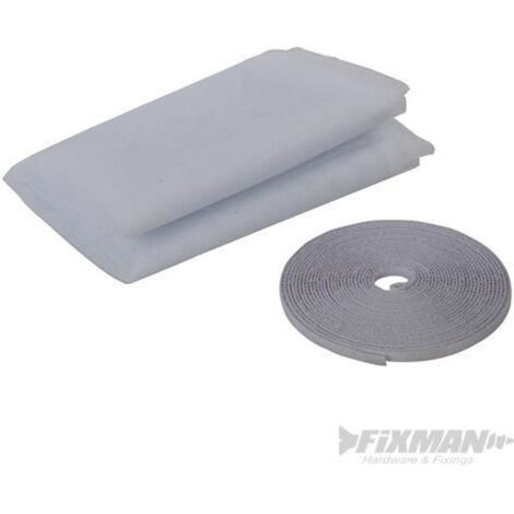Moustiquaire - Non spécifié - Ajustable - 1300 x 1500 mm - Barrière contre insectes - Pour fenêtre