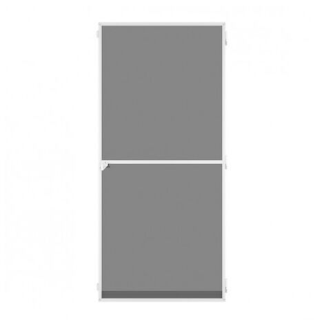 Moustiquaire porte battante 'porte USA' L100 cm x H 220 cm Blanc