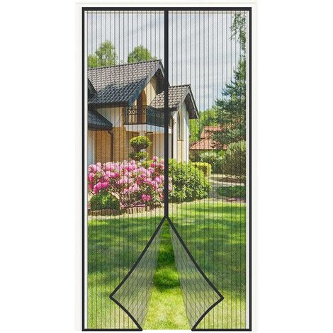 Moustiquaire Porte Fenetre Magnétique 70x220CM, Rideau Anti Mouche