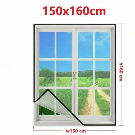 Fenêtre Coulissante Droite 457 x 382 mm avec moustiquaire