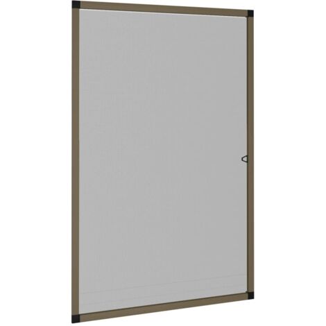 Moustiquaire pour fenêtres Marron 90x120 cm CFW596289