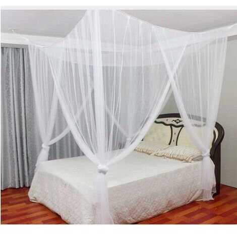 Moustiquaire pour lit double, moustiquaire extra-large, grande moustiquaire pour lit double (190cm×210cm×240cm)