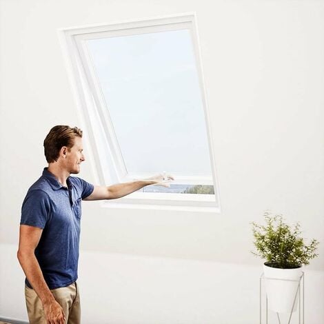 Windhager Moustiquaire Plus Moustiquaire fenêtre de toit blanc