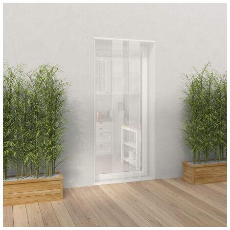 Moustiquaire Double Porte, 250x215cm MagnéTique Fermeture