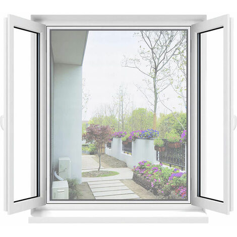 Filet Écran Insecte Fenêtre 255 x 220 cm Protection contre les insectes  Pour Fenêtre Portes Patio, Blanc