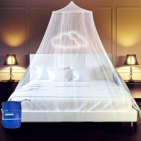 Moustiquaire,Ciel de Lit,Moustiquaire Dôme Polyester, Filet Suspendu pour Couvertures de Lit, Peut être utilisé pour décorer la pièce et éviter Les Insectes