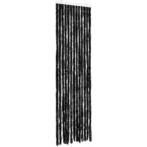 Moustiquaire，Rideau anti-moustique Anthracite 56x185 cm Chenille CFW16532