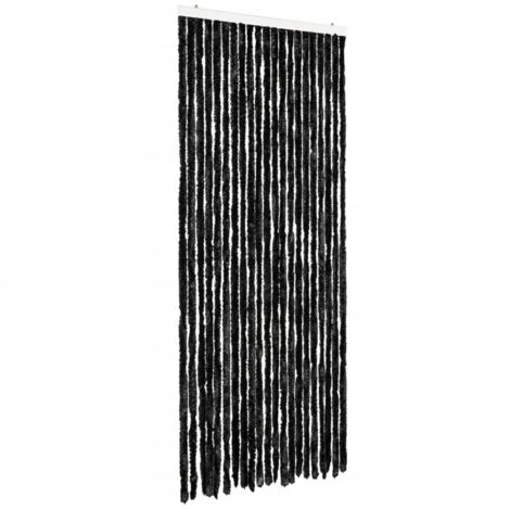 Moustiquaire，Rideau anti-moustique Anthracite 90x200 cm Chenille CFW92341