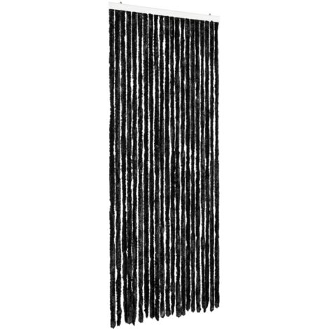 Moustiquaire，Rideau anti-moustique Anthracite 90x220 cm Chenille CFW74369