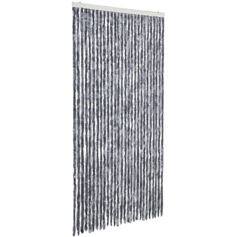 Moustiquaire，Rideau anti-moustique argenté 118x220 cm chenille CFW17052