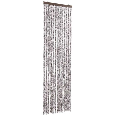 Moustiquaire，Rideau anti-moustique Marron et beige 56x200 cm Chenille CFW88914