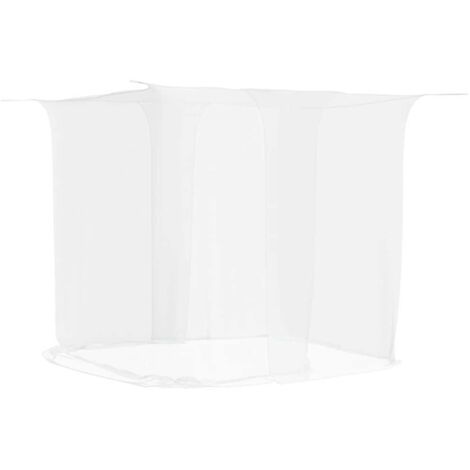 Moustiquaire，Rideau anti-moustique suspendue 156 maille blanc 220x200x210 cm CFW33801