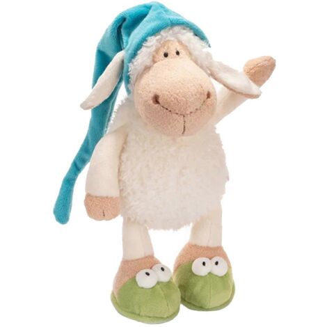 Mouton mignon à capuche, peluche douce et originale, coussin pour canapé 35 cm