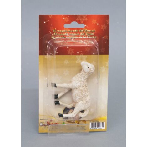 Moutons de crèche assortis h8cm