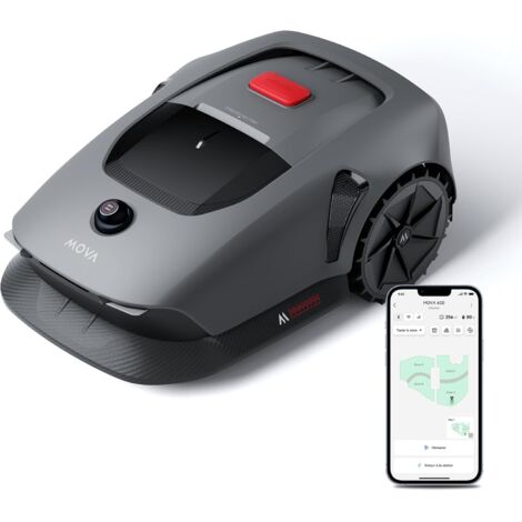 MOVA 600 – Robot tagliaerba con mappatura UltraView™ fino a 600 m², evitamento intelligente degli ostacoli, gestione multi-zona tramite app MOVAhome