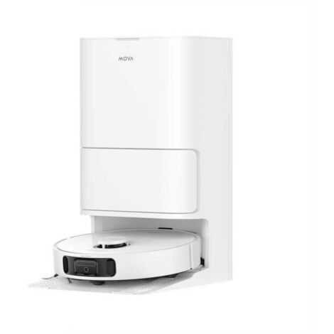 MOVA E40 ULTRA - Aspirateur Laveur a vidage Auto - 19 000 Pa - Technologie de Lavage MaxiReach - Brosse latérale Anti-noeuds