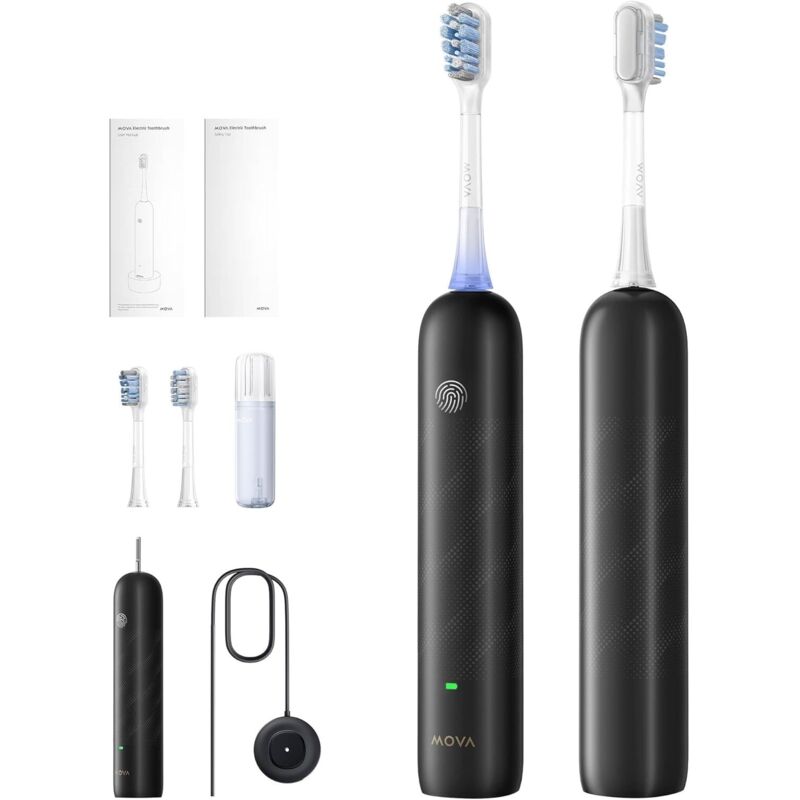 MOVA Fresh Pro Black Elektrische Zahnbürste – schwarz