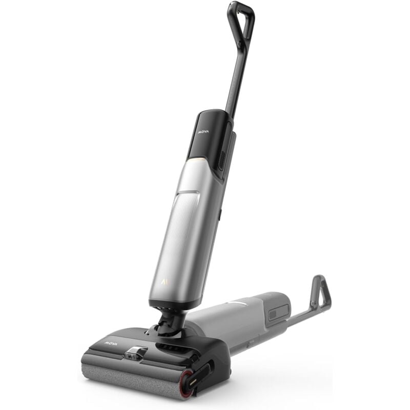 Dreame - Mova X4 Pro Aspirateur Humide et Sec,Lavage à l'eau Chaude, Anti-enchevêtrement, Auto-Nettoyage à 100°C,Aspiration de 20 kPa