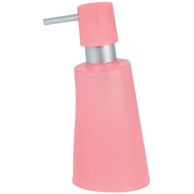 

Dispensador de jabón Spirella colección MOVE color rosa efecto helado