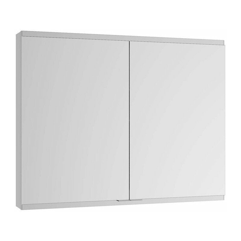 

Keuco - Móvil a specchio Royal Modular 2.0 800x900x120mm argento anodizzato non illuminato, incasso, 1 presa, USB