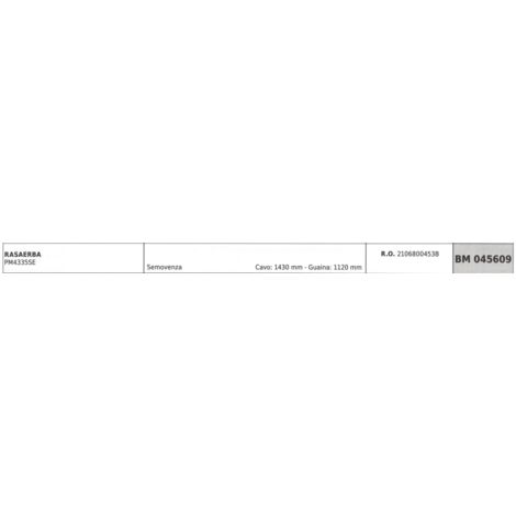 MOWOX câble pour tondeuse autotractée PM4335SE câble 1430 mm gaine 1120 mm