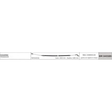 MOWOX tondeuse autotractée câble PM5660SHW câble 1410mm gaine 1165mm avec registre