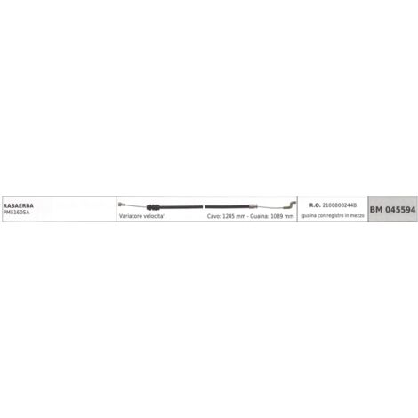 MOWOX tondeuse variateur de vitesse câble PM5160SA câble 1245mm gaine 1089mm