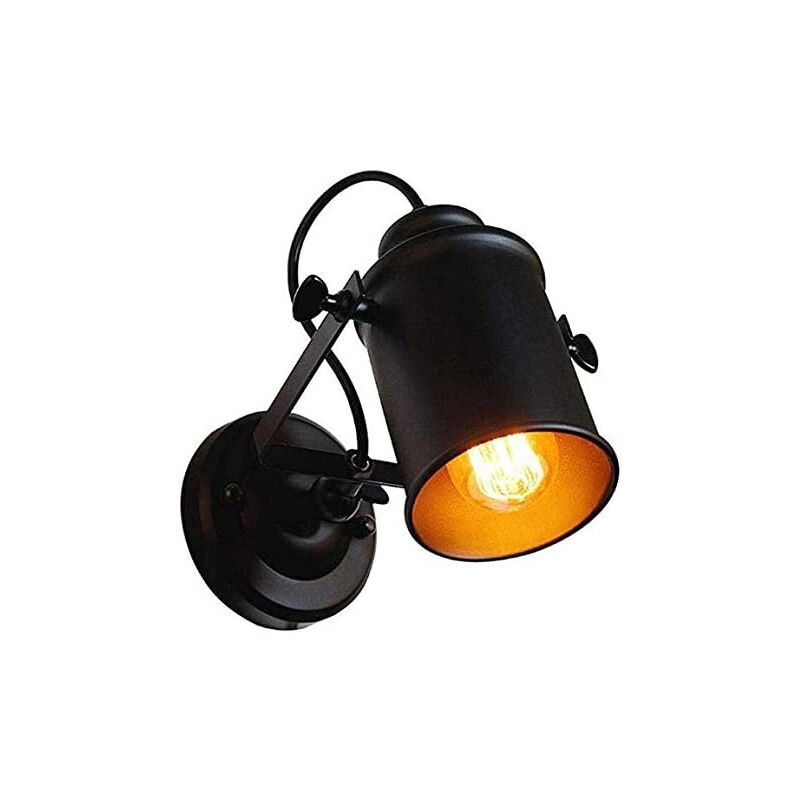 Rétro Industrielle spot Plafonnier Applique Murale Intérieur Vintage Style Loft Industriel E27 Base pour Bar, Restaurant,Café