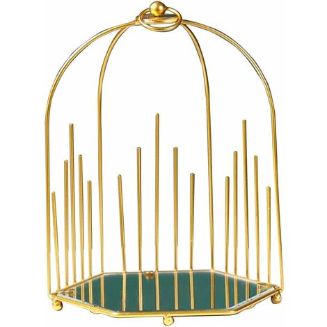 MOWZE Support de Cosmétiques Organisateur Étagère de Rangement Make Up pour Soins de la Peau Support de Rangement de Finition de Bureau en Fer Forgé Créatif