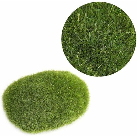 MOWZE Tailles Assorties de Mousse, Morceaux de Fausses Pierres, Boules Vertes Artificielles, Artificielle Herbe Mousse Pierres, Vert Mousse Boules pour Vivarium/Vases/Jardin Féerique