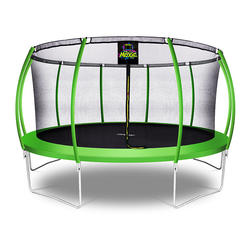 

Moxie - Cama Elástica Trampolín de Calabaza para Jardín y Exterior con Red de Seguridad - 457 cm - Manzana Verde