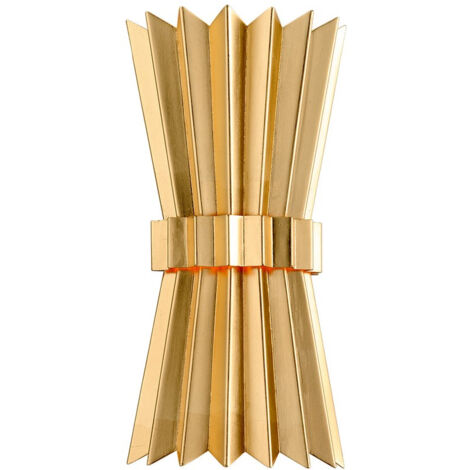 Moxy Applique murale à 2 lumières feuille d'or