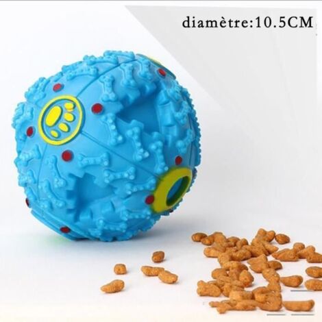Moyen/animal de compagnie automatique fuite nourriture drôle interactif chien balle vocale meulage dents jouets pour animaux
