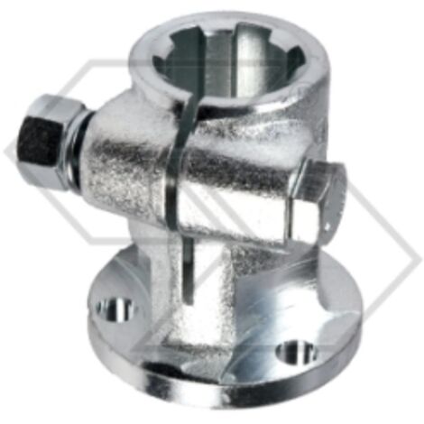 Moyeu cannelé 1" 3/8 avec boulon et bride pour pompe ANNOVI COMET BERTOLINI