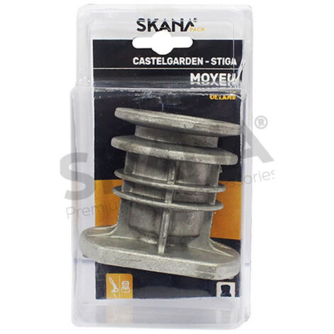Moyeu De Lame Adaptable Pour Tondeuses Tractées Castelgarden, Stiga. Diamètre Poulie : 58 Mm Alésage : 22,2 Mm Hauteur : 68 Mm P