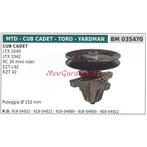 Moyeu de lame pour LTX 1040 1042 tracteur de pelouse tondeuse MTD 035470