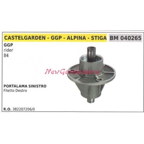 Moyeu de lame pour Rider 84 tracteur de pelouse tondeuse GGP 040265