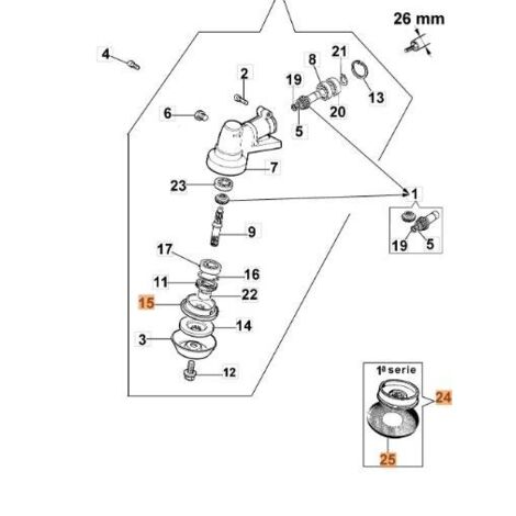 MOYEU D'ORIGINE EMAK 61040145R