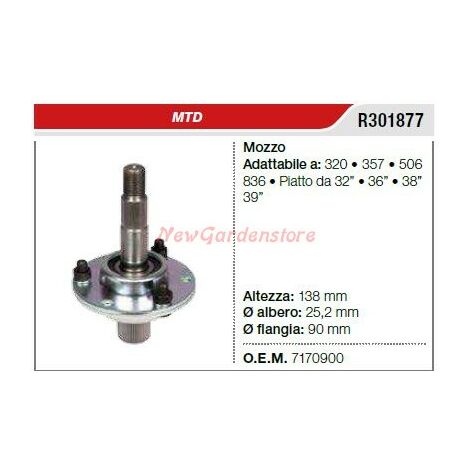 Mozzo portalama MTD tagliaerba rasaerba tosaerba 320 357 506 836 R301877