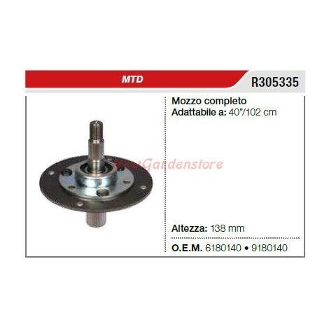 Mozzo portalama MTD tagliaerba rasaerba tosaerba 40"/102cm R305335