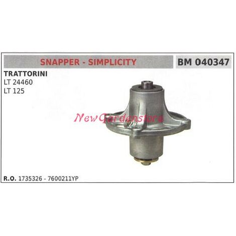 Mozzo portalama trattorino rasaerba tagliaerba LT 24460 125 SNAPPER 1735326 7600211YP