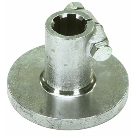 Mozzo scanalato profilo 1”3/8 lungo 83mm 6 cave con flangia