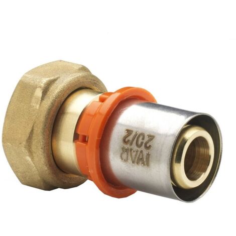 MP 5703 Raccordo diritto con dado girevole a tenuta piana ø3/4"F x 26/3 510088MP