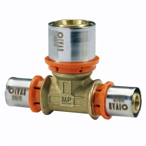 MP 5720 RLL Tee con attacchi laterali ridotti 16/2 x 20/2 x 16/2 512013MP
