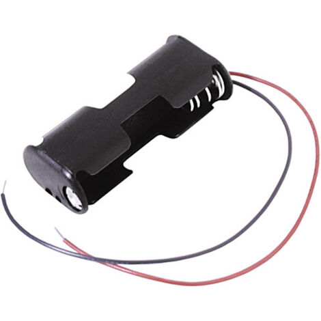 MPD BC22AAW Batteriehalter 2x Mignon (AA) Kabel (L x B x H) 57.7 x 25.4 x 15.9 mm