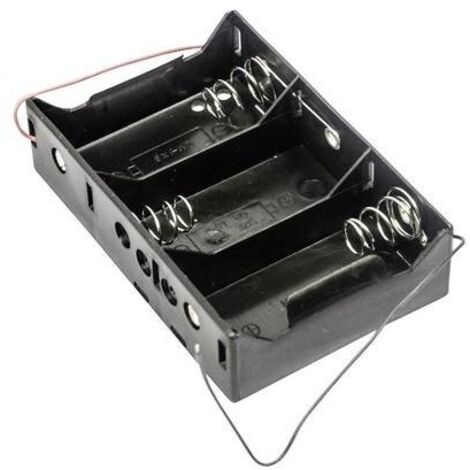 MPD BH3DW Portabatteria 3x Torcia (D) Cavo (L x L x A) 107 x 71 x 28 mm