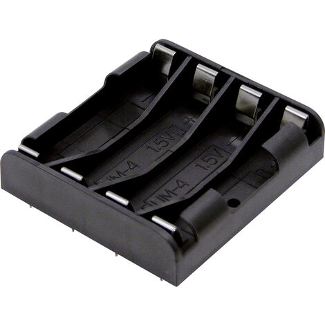 MPD BK-1264-PC8 Batteriehalter 4x Micro (AAA) Lötanschluss (L x B x H) 53 x 49 x 12 mm