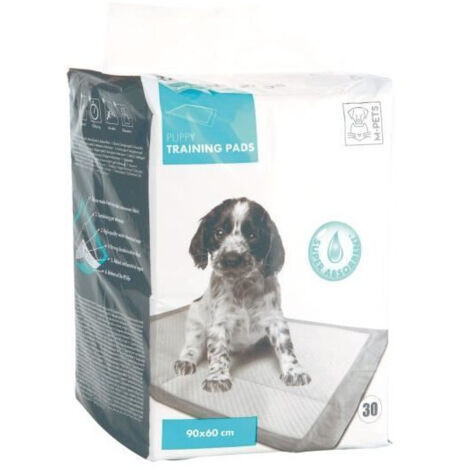 MPETS Tappetini Educativi PUPPY TRAINING PADS - Per cucciolo - 30 pezzi - Bianco