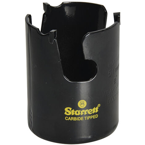 Starrett TCT Fast Cut holesaw 51 mm – SKU BF1575 – For wood, MDF, plastics, ceramic tiles – 54 mm cutting depth