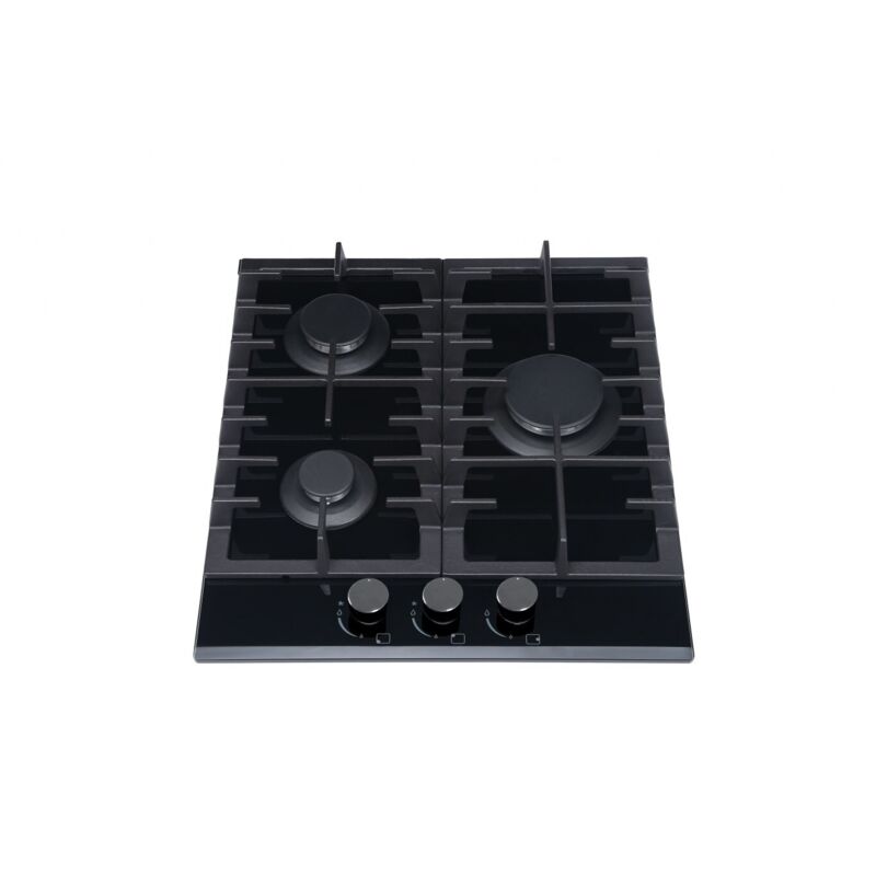 MPM - 45-gmh-16 noir plaque de cuisson à gaz intégrée de 45 cm de 3 zone(s)